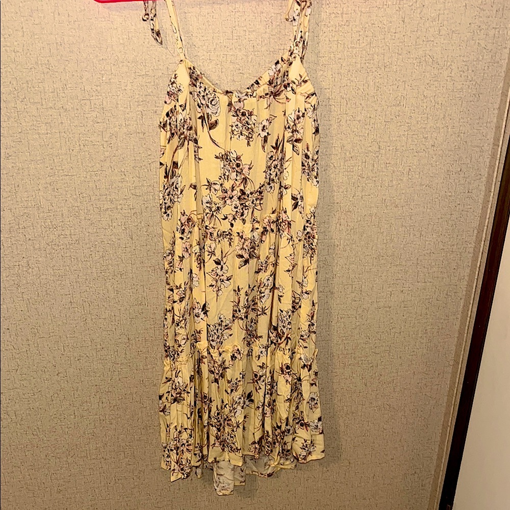 Floral Yellow Dress